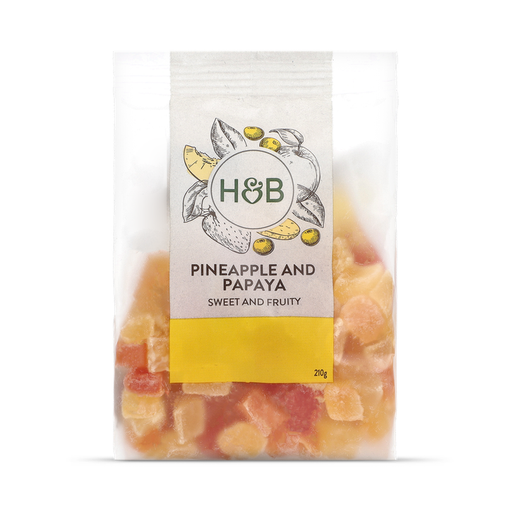Holland & Barrett Pineapple & Papaya Chunks 210g